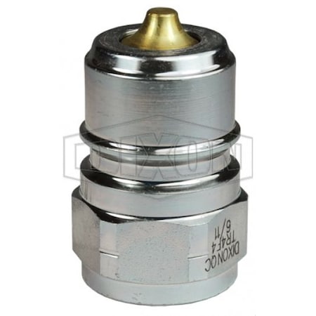 Dixon DQC TR European Interchange Female Plug, 1/2-14 Nominal, Female BSPP, Steel TR4BF4